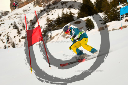 fleche Vaujany ESF Montfrais