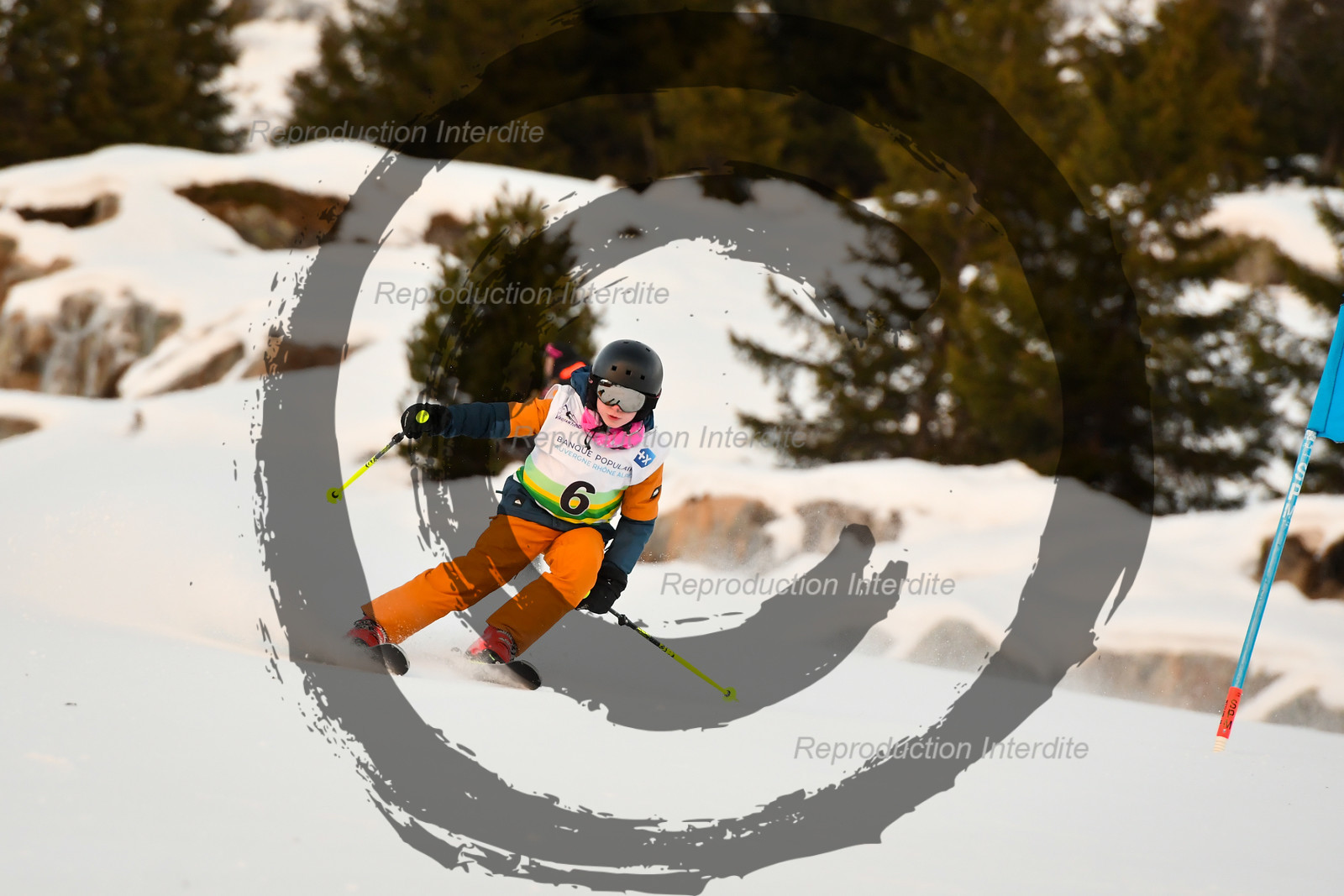 fleche Vaujany ESF Montfrais