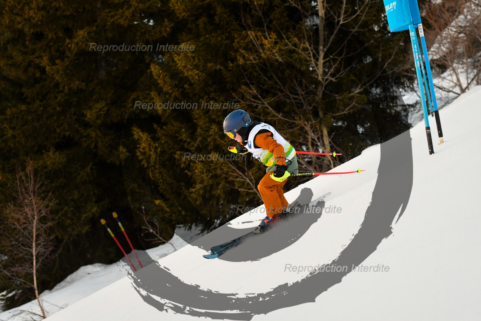 fleche Vaujany ESF Montfrais