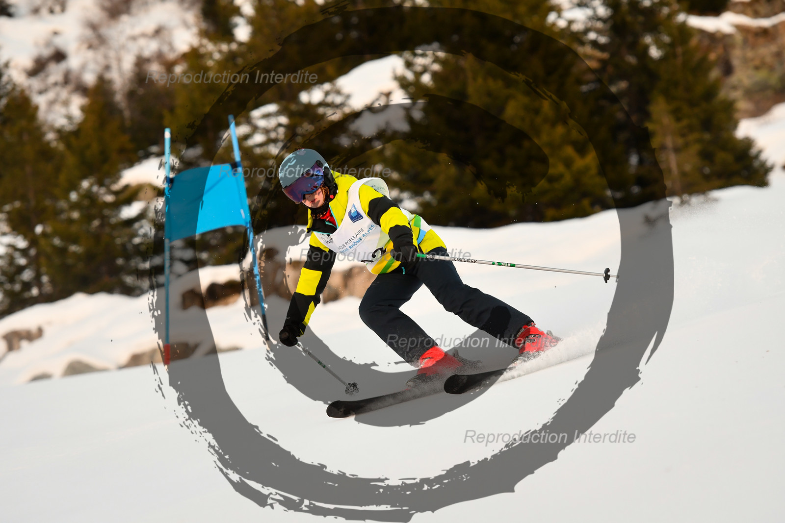 fleche Vaujany ESF Montfrais