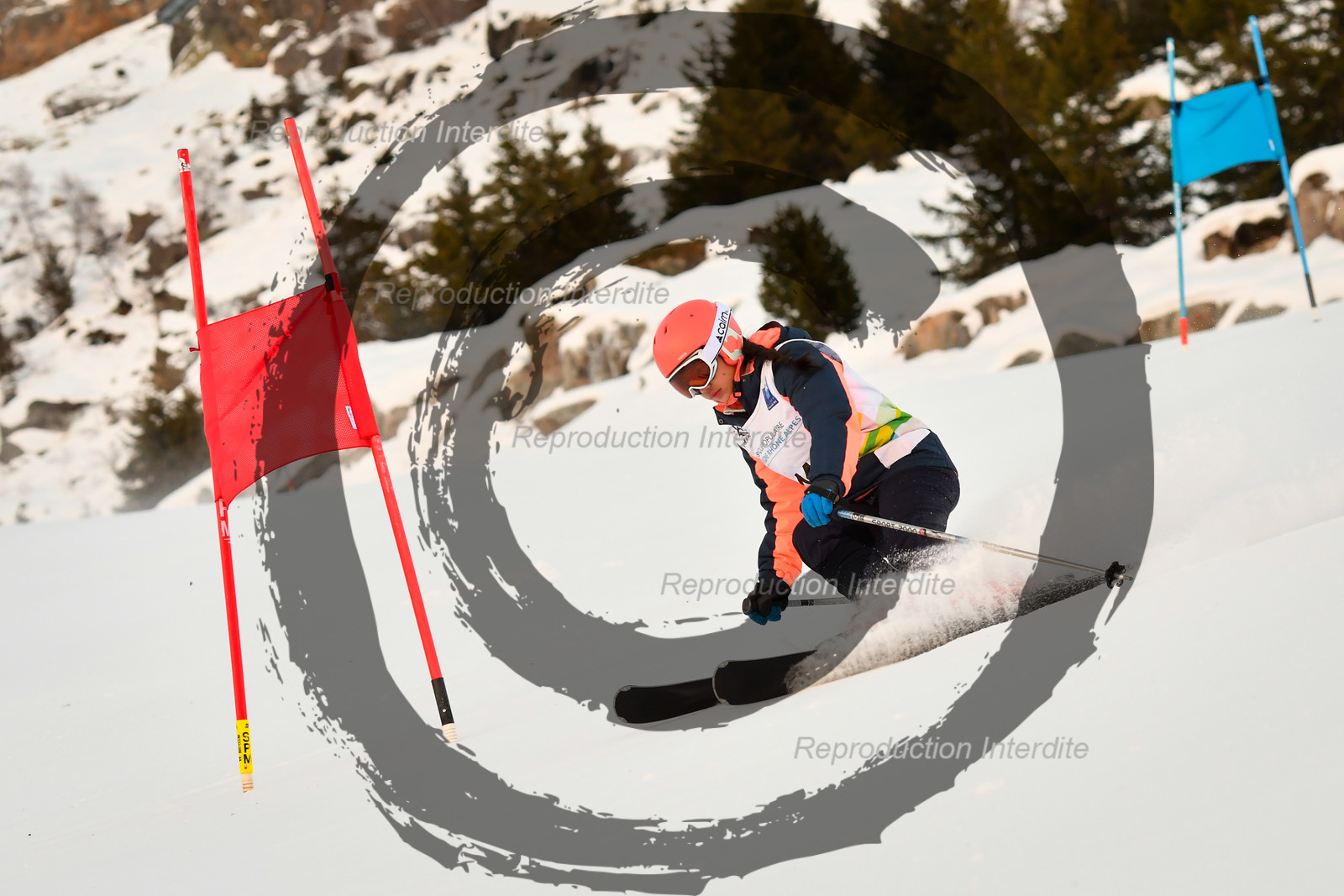 fleche Vaujany ESF Montfrais