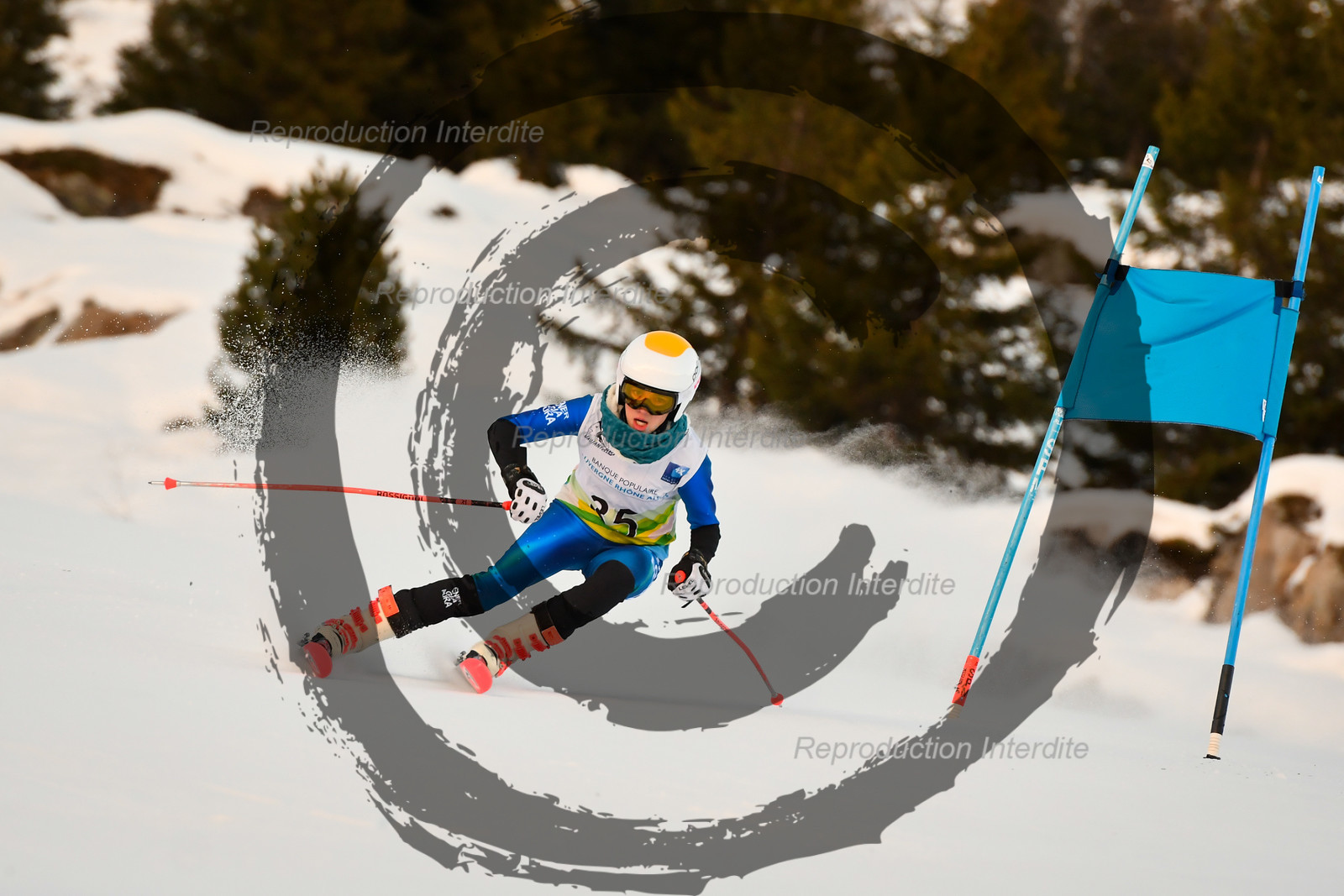 fleche Vaujany ESF Montfrais