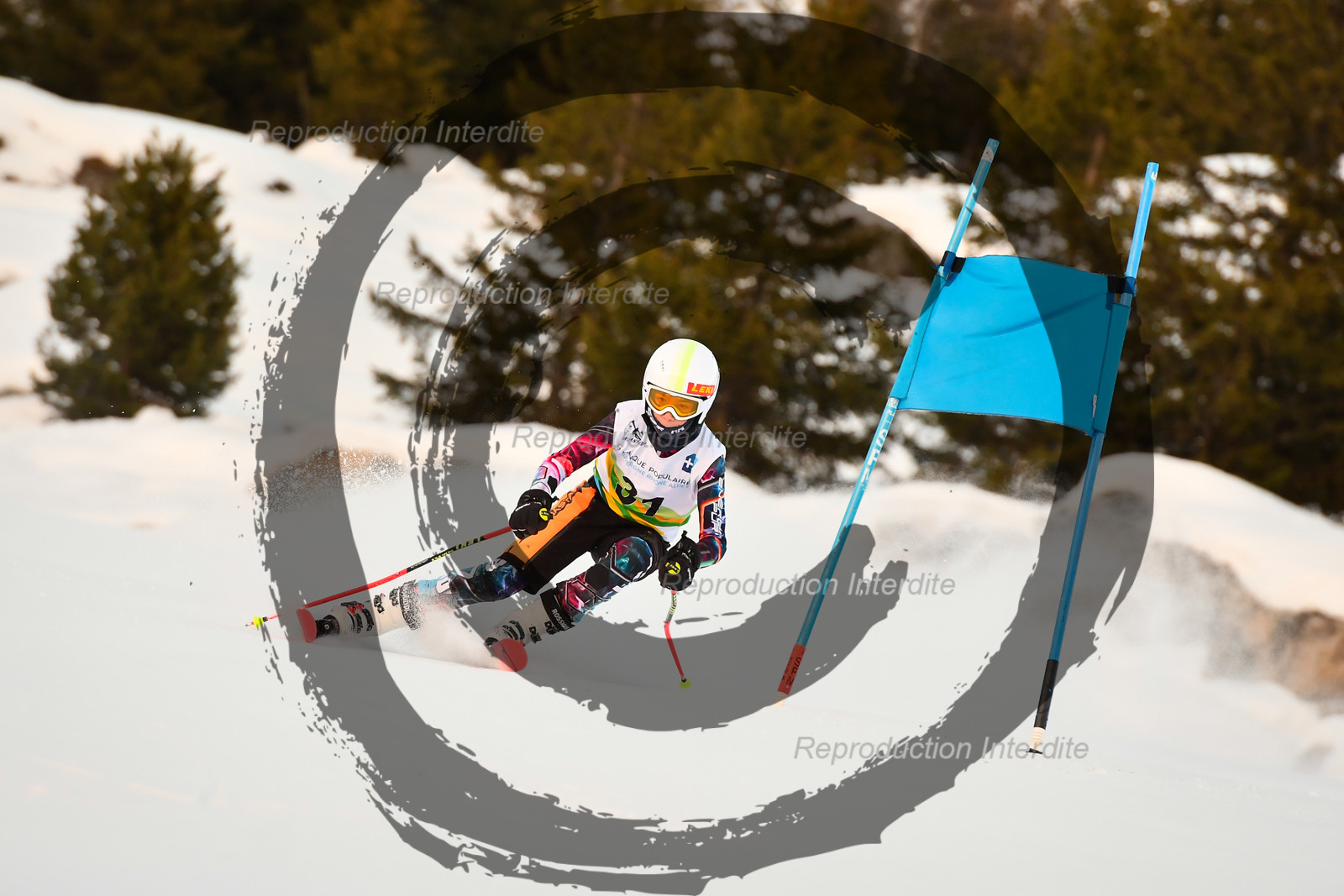 fleche Vaujany ESF Montfrais