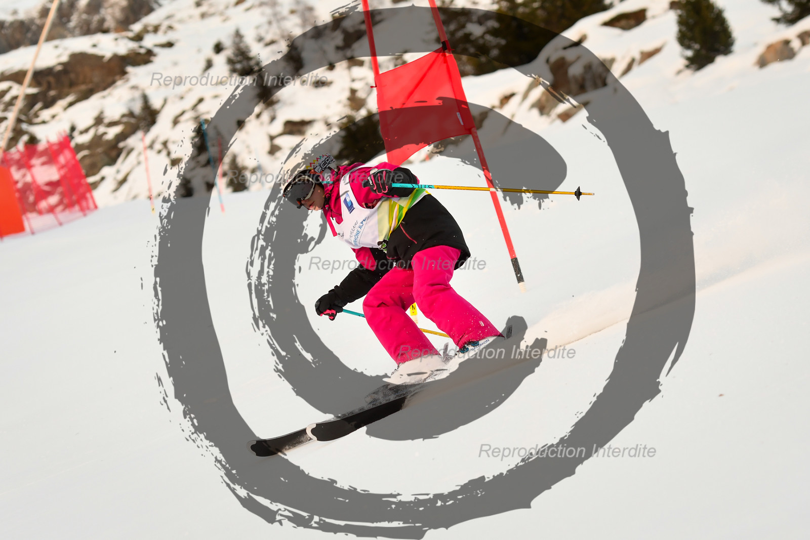 fleche Vaujany ESF Montfrais