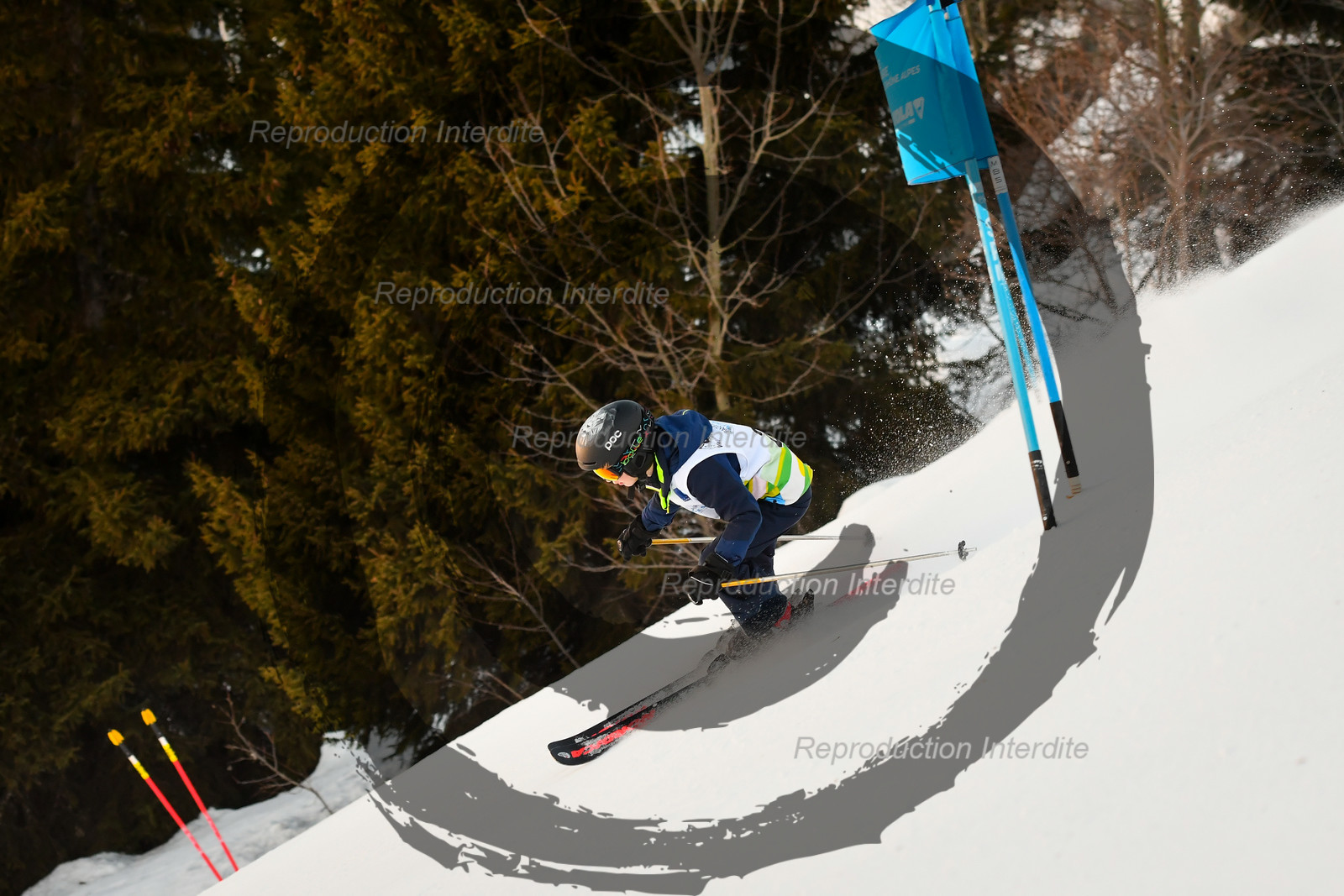 fleche Vaujany ESF Montfrais
