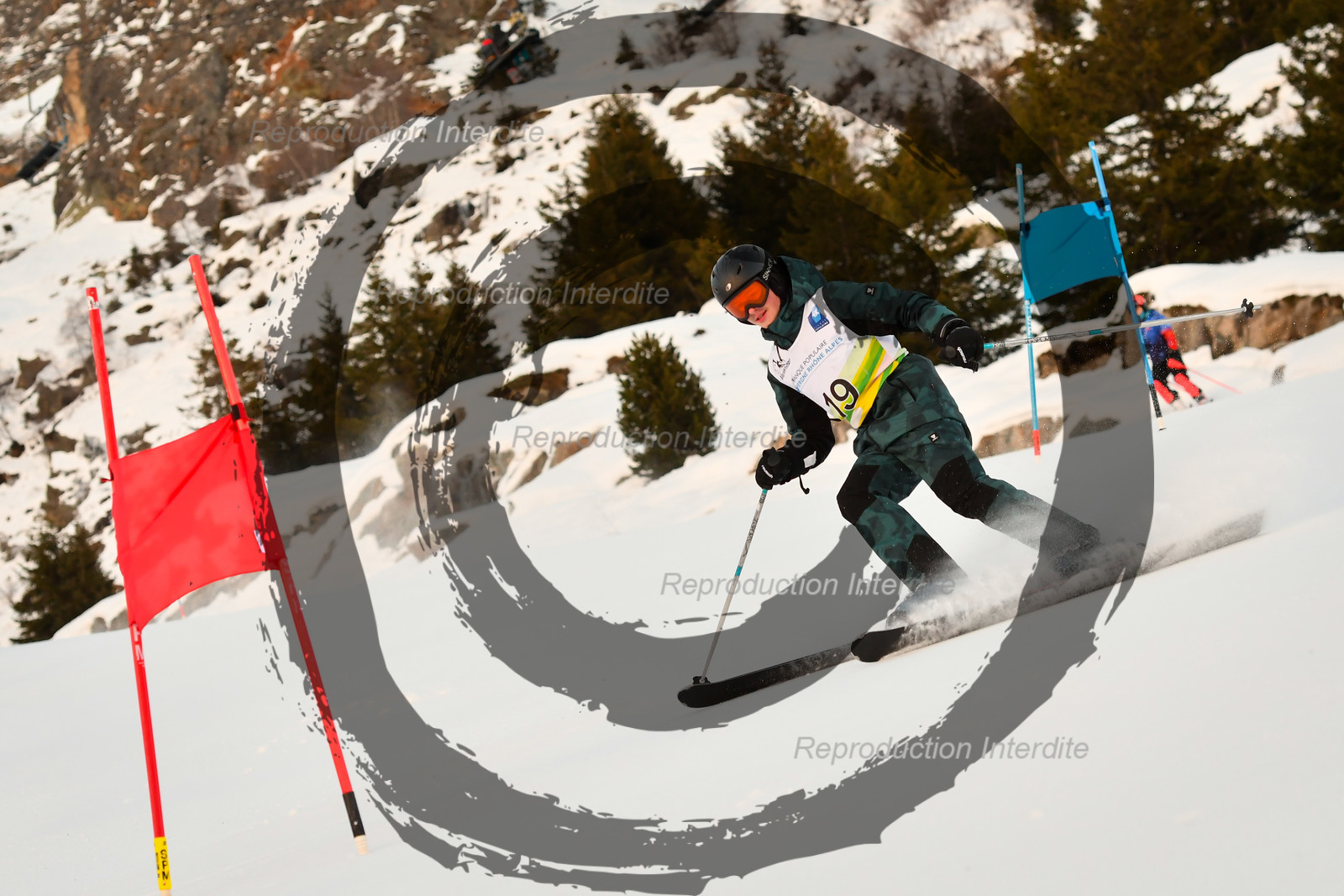 fleche Vaujany ESF Montfrais