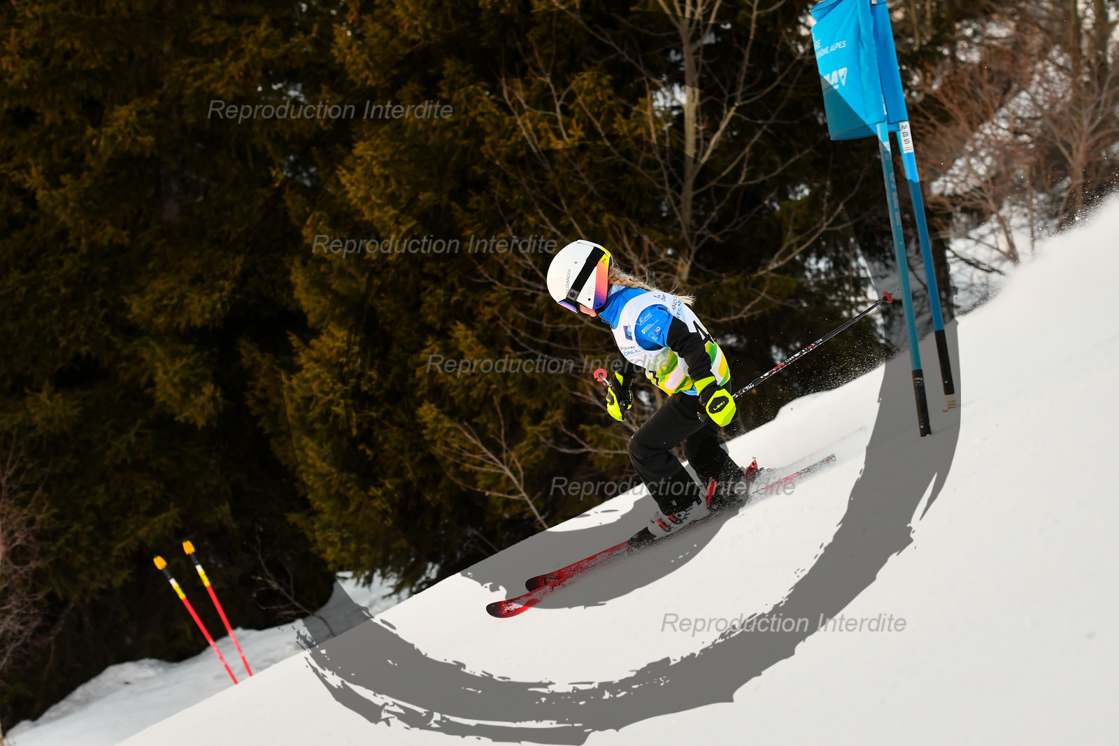 fleche Vaujany ESF Montfrais