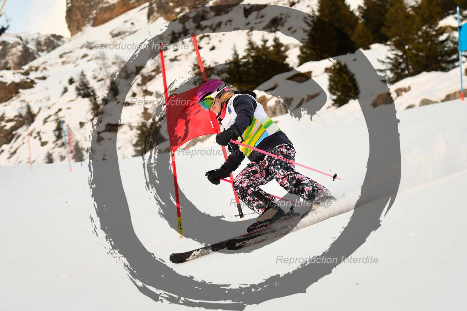 fleche Vaujany ESF Montfrais