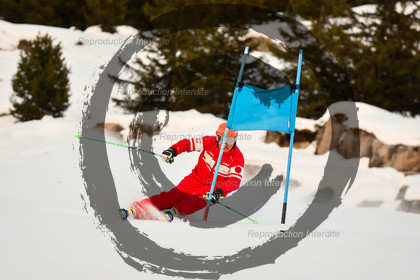 fleche Vaujany ESF Montfrais