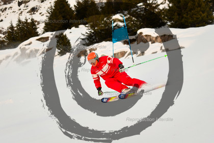 fleche Vaujany ESF Montfrais